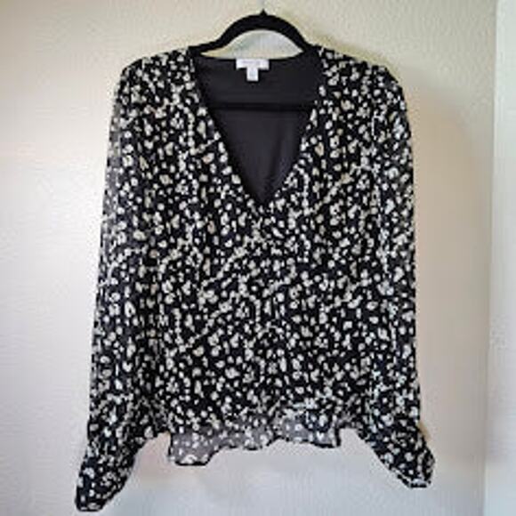 Nine West Black & White Cheetah- Women's Extra Large- Estimated Retail $90 - Picture 1 of 3